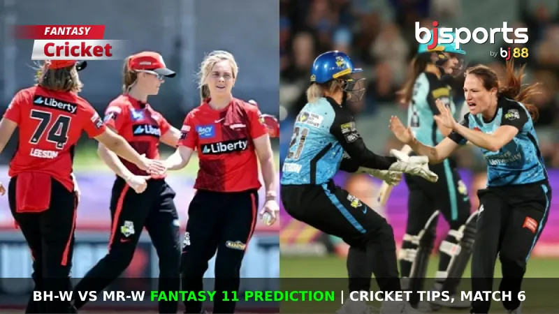 BH-W vs MR-W Dream11 Prediction, Fantasy Cricket Tips, Playing XI, Pitch Report & Injury Updates For Match 6 of WBBL 2024