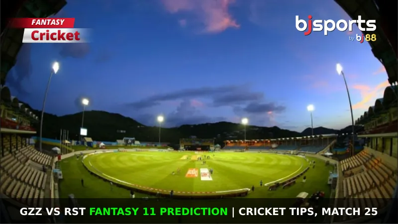 GZZ vs RST Dream11 Prediction, Fantasy Cricket Tips, Playing XI, Pitch Report & Injury Updates For Match 25