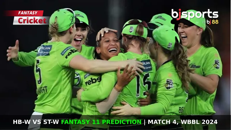 HB-W vs ST-W Dream11 Prediction, Fantasy Cricket Tips, Playing XI, Pitch Report & Injury Updates For Match 4 of WBBL 2024