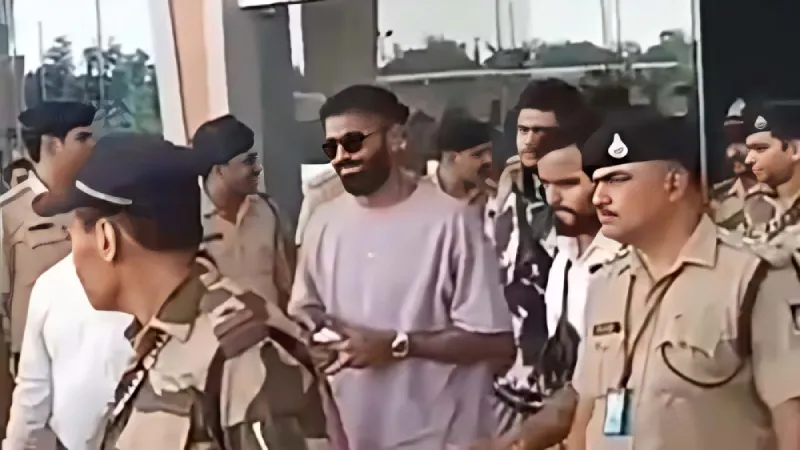 IND vs BAN 2024 Hardik Pandya reaches Gwalior for first T20I