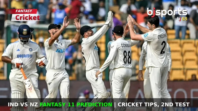 IND vs NZ Dream11 Prediction, Fantasy Cricket Tips, Predicted Playing XI, Pitch Report & Injury Updates For 2nd Test