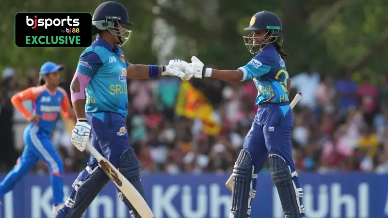 Top 3 T20I matches between India Women and Sri Lanka Women