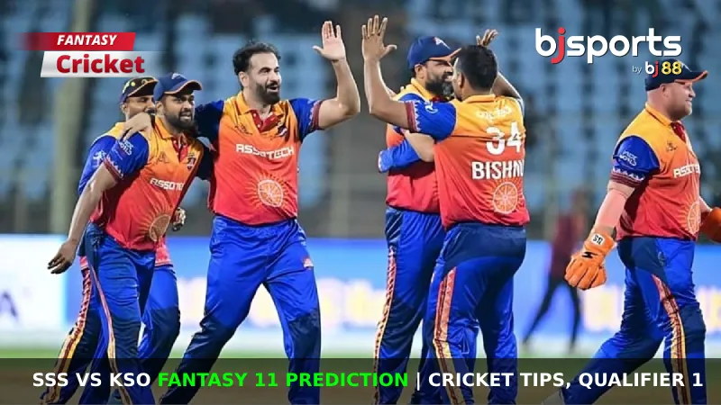 SSS vs KSO Dream11 Prediction, LLC Fantasy Cricket Tips, Playing 11, Today Dream11 Team for LLC Qualifier 1