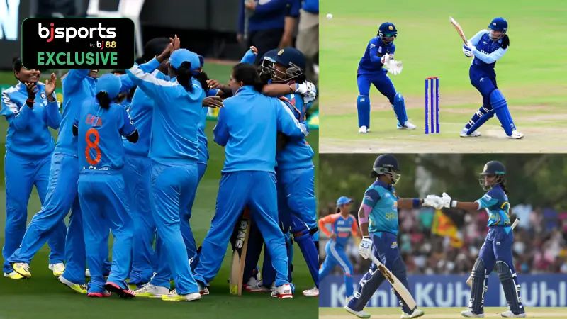 Top 3 T20I matches between India Women and Sri Lanka Women