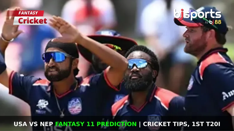 USA vs NEP Dream11 Prediction, Fantasy Cricket Tips, Playing XI, Pitch Report & Injury Updates For 1st T20I of Nepal Tour of USA 2024