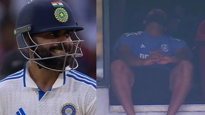 Watch: Rohit Sharma shows disappointment after Virat Kohli's late dismissal, reaction goes viral