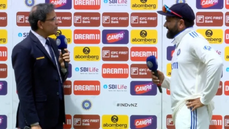 'Yahan koi Talwaar nahi chalegi' - Harsha Bhogle's lighthearted assurance to Captain Rohit Sharma during presentation goes viral