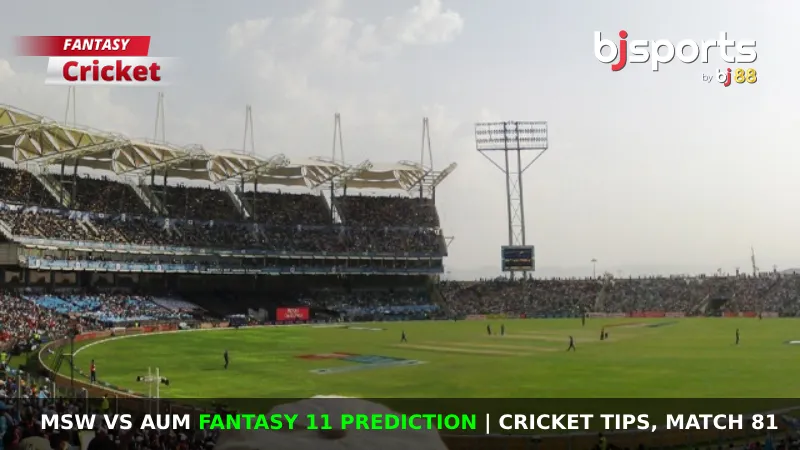 MSW vs AUM Dream11 Prediction, Fantasy Cricket Tips, Playing XI, Pitch Report & Injury Updates For Match 81