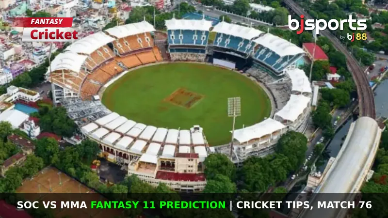 SOC vs MMA Dream11 Prediction, Fantasy Cricket Tips, Playing XI, Pitch Report & Injury Updates For Match 76, ECS Malta.