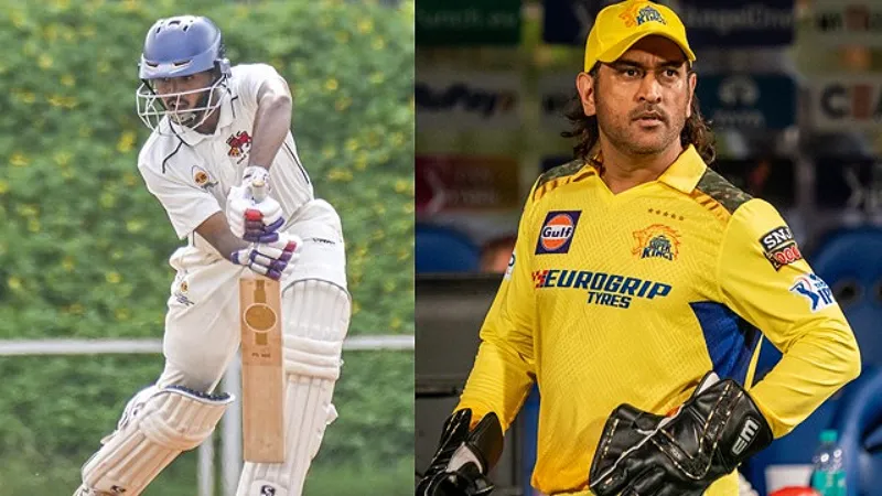 Young Mumbai batter Ayush Mhatre catches MS Dhoni's attention ahead of IPL 2025 auction