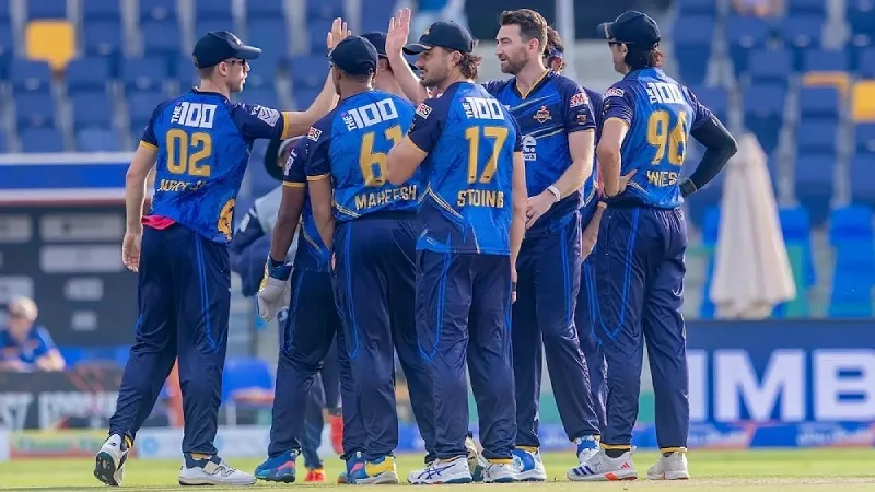 Abu Dhabi T10: December 1 Match Prediction – Who will win today’s Abu Dhabi T10 match?