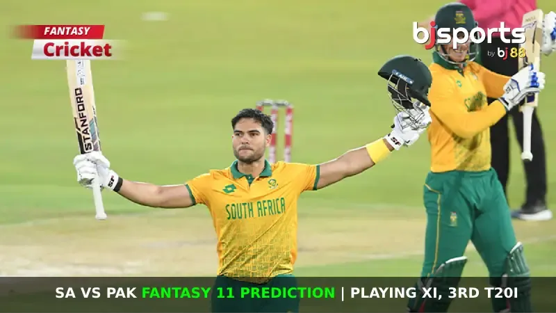 SA vs PAK Dream11 Prediction, Fantasy Cricket Tips, Playing XI, Pitch Report & Injury Updates For 3rd T20I