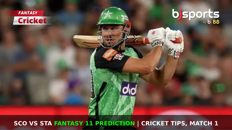 SCO vs STA Dream11 Prediction, BBL Fantasy Cricket Tips, Playing XI, Pitch Report & Injury Updates For Match 1 of BBL 2024-25