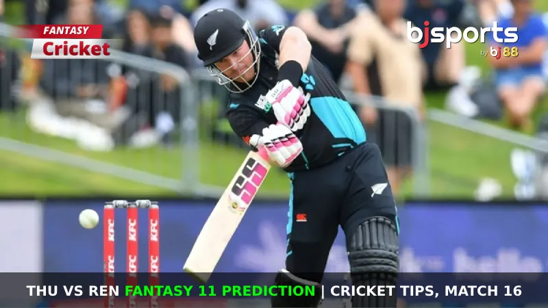 THU vs REN Dream11 Prediction, BBL Fantasy Cricket Tips, Playing XI, Pitch Report & Injury Updates For Match 16 of BBL 2024-25